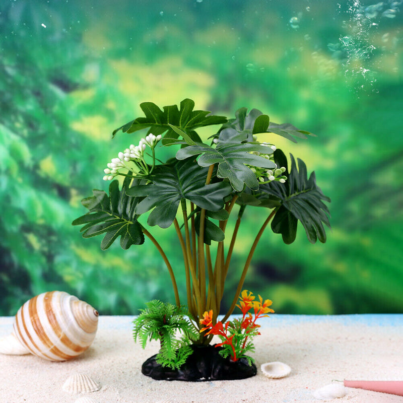 Artificial Fern Weed Water Grass Fish Tank Plant Viewing for Aquarium Decor