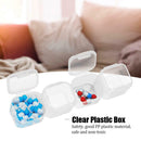 4 Compartments Clear Plastic Storage Box Jewelry Bead Screw Organizer Container