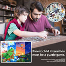 1000pcs DIY Mountains Rivers Puzzle Educational Learning Assembling Jigsaw