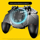 AK77 6 Fingers Trigger Controller Grip w/Dual Fans for PUBG (4000mAh) A