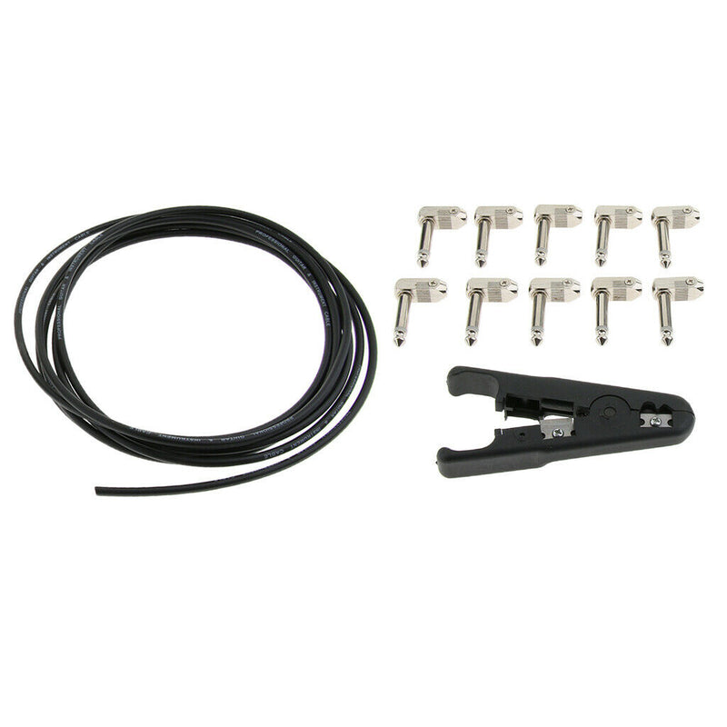 DIY Pedalboard Kit Of No-solder Effects Patch Cables For Guitar Bass