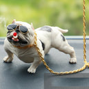 Cute Dog Car Interior Decoration Dashboard Ornament Car Decor-White