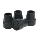 4pcs 25mm Rubber Trekking Pole Cap Walking Stick Crutch Ferrule Non-slip Foot
