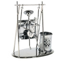 Creative Artist Sit In A Swing Pen Holder Desktop Decor Home Craft Container