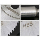 7PCS Cutting Wheel Discs Mandrel HSS Rotary Circular Saw Blades Tool Cutoff Wood