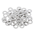 50 PCS ASSORTED FLAT WASHERS STAINLESS STEEL KIT SET M6 FOR BOLT SCREWS