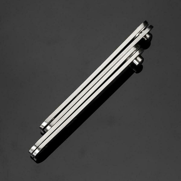 Stainless Steel Doors Hinges Rotating Concealed Upper Lower Hinge (60mm)