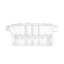 4 Rooms High Clear Fish Breeding Box Acrylic Aquarium Breeder Box Double Gu H9F3