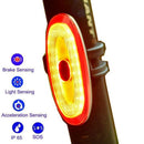 Smart Bike Tail Light Auto Bike Rear Light Usb Rechargeable Waterproof Led