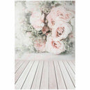 5x7ft Pink romantic flowers Backdrop Photography Studio Props Background Vi