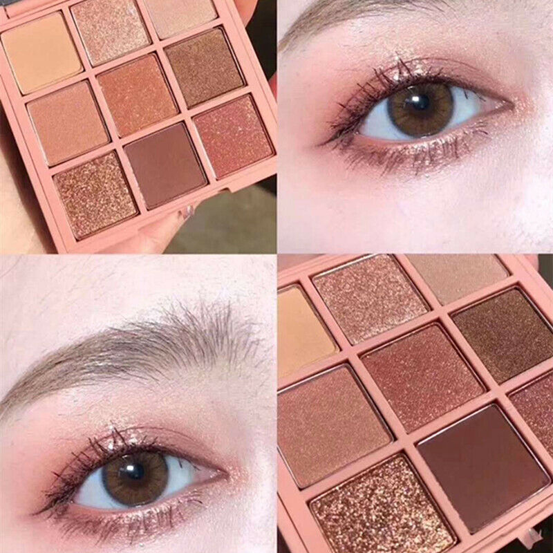 9 Color Makeup Eyeshadow Pallete Waterproof Glitter Eyeliner Shimmer MakeupJ Gw