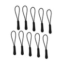 Pack of 10 Outdoor Reflective Zipper Pull Cord Zip Puller Fastener Slider