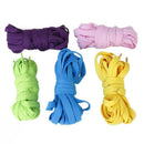 5 pair Flat Shoelaces 5 colors