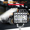 1Pcs 3inch 54W 19LED Work Light Bar Spot Beam Driving Off Road SUV ATV 7000K Hn