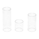 Guitar Glass Transparent Guitar Bottleneck Finger Slides for Guitar Parts