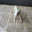 Nice Skeleton Rat PP+PVC Animal Skeleton Bones for Horror Halloween Decorat O3A7