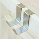 6PCS Over Door Hooks Coat Clothes Storage Rack Wall Hanger Holder Space Sav W1I8