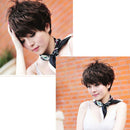 Women Hair Wig New Stylish Short Fluffy Short Curly Dark Brown Lady Full Wi