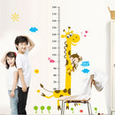 Giraffe Kids Height Measure Wall Stickers PVC Boy Girl Growth Chart 1 Pcs Z
