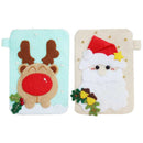 Creative DIY Felt Christmas Card Bag Craft Kits for Kids Children XMAS Gift
