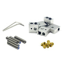 17Pc/Set 1.75Mm Teflon Throat Tube+0.4Mm Extruder Nozzle Print Heads+Heater