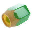 Plastics lace Pencil shaped Pen holder Green P2O1
