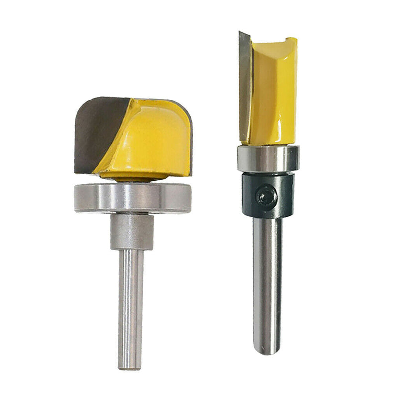 1/4 Inch Shank Hinge Mortise Template Router Flush Trim 20x65mm + 1-1/8inch