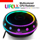 RGB LED CPU Cooler Fan Radiator for Intel LGA775 1150/1151/1155/1156/1366