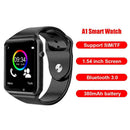A1 Intelligent Watch 1.54 inch Touch Screen Wristband Support SIM TF 32G Card