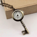 Chic Key Love Classic Fashion Quartz Pocket Watch Pendant Necklace Gift