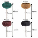 100Pcs/Set Mini Brush Scouring Pad Abrasive Wheel Nylon Fiber Grinding Sand