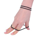 100Pcs Black Thick Endless Hair Elastics Hairbands Ponytail Hair Ties Salable AU