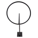 2x Durable Black Motorcycle Helmet Hanger with Screw for Coats Hats Caps