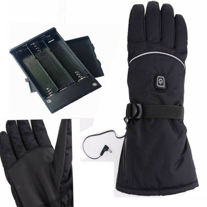 Electric Heated Gloves Winter Thermal Hand Warmer Outdoor Fishing Hiking Camping