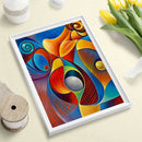 Colorful Abstract Diamond Painting 5D DIY Full Round Drill Mosaic Picture