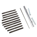 Thumb Piano Bridge Saddle 10 Keys Set Kit for Kalimba DIY Replacement Parts
