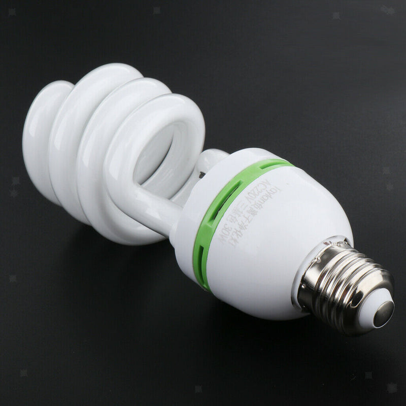 2pcs E27 Negative Ion Spiral Light Bulb Energy Saving Air Purifier Bulb