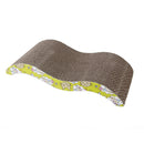 Cat Scratcher Cardboard Curved Shape - Honeycomb Wave Design - Brings More Fun