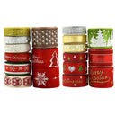 18 Styles CHRISTMAS RIBBON BUNDLES GIFT WRAPPING, WREATH, DECORATIONS, CRAFS