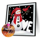 5D DIY Full Drill Diamond Painting Christmas Snowman Cross Stitch (B1461)