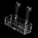 Red Shrimp Aquarium Fish Tank Aquatic Crystal Acrylic Pot Plant Cup Holder