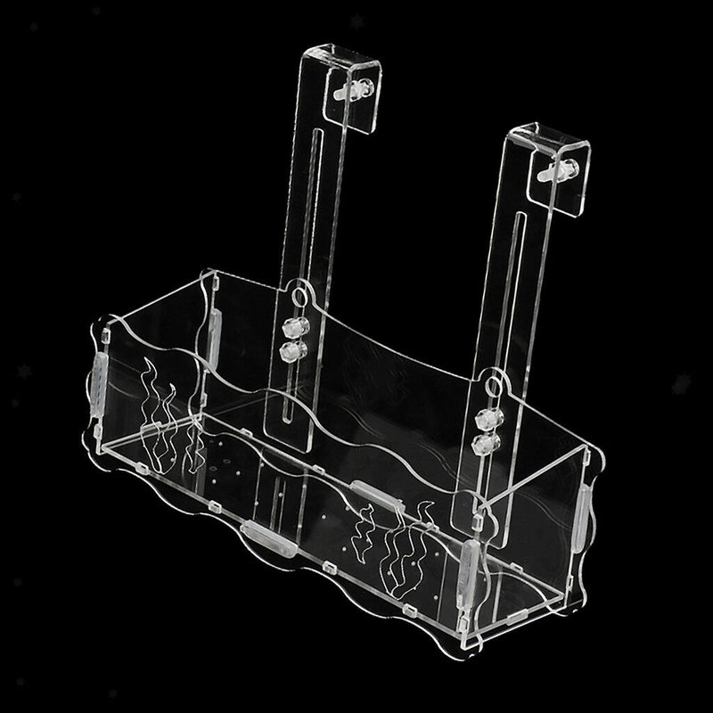 Red Shrimp Aquarium Fish Tank Aquatic Crystal Acrylic Pot Plant Cup Holder