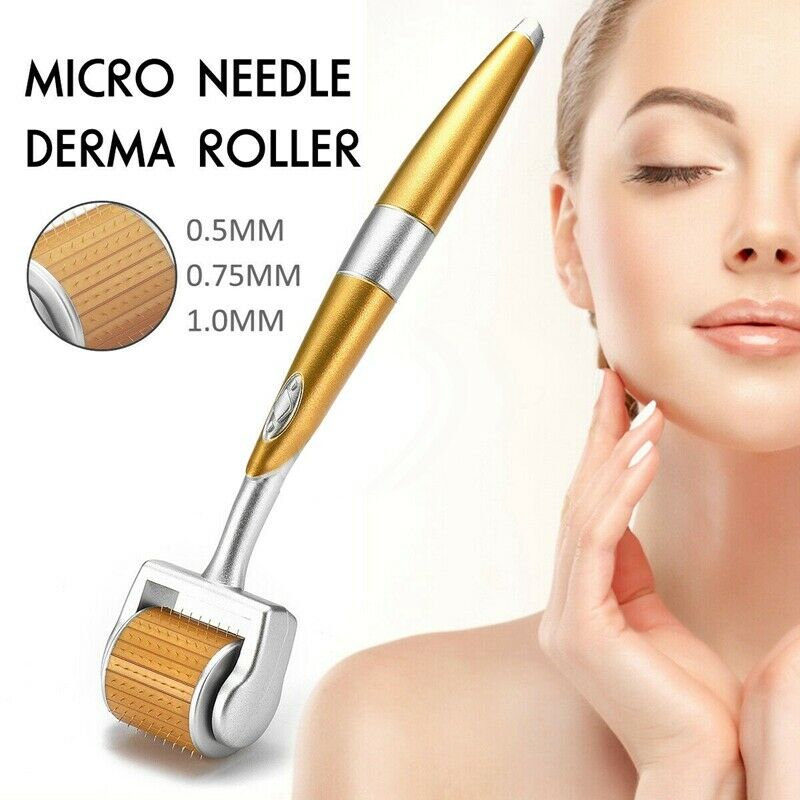 Mini Anti Ageing Needle Derma Roller Pen Titanium Skin Care,0.75Mm B8U6