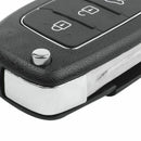 Flip Key Shell fit for HYUNDAI ix45 Santa Fe Remote Key Case Fob 3-Button B