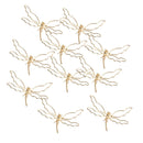 10 Pieces Alloy Butterfly Dragonfly Brooches Pins DIY Wedding Decor Used for
