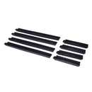 8 Pcs Black Car Side Door Edge Defender Protector Trim Guard Protection Strip 3C