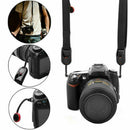 Quick Release DSLR Camera Cuff Wrist Belt+Leash Shoulder Strap Sling ABS Buckle