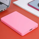 2.5 inch USB 3.0 Hard Disk Enclosure 6Gbps HDD SSD External Case (Pink) A