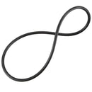 180 mm OD 5.7 mm Thickness Nitrile Rubber O-Ring Oil Seal gasketet Black