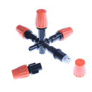 5-Head Adjustable Garden Spray Nozzle Greenhouse Automatic Sprinkler Adapter JR